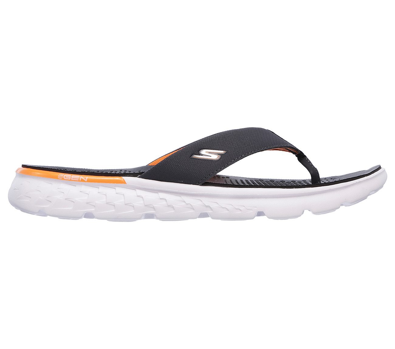 ON-THE-GO 400 - SHORE, CHARCOAL/ORANGE Footwear Lateral View