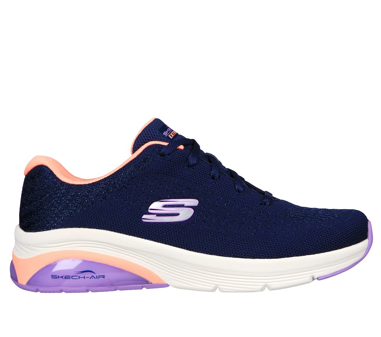 SKECH-AIR EXTREME 2.0-CLASSIC, NAVY/MULTI Footwear Lateral View