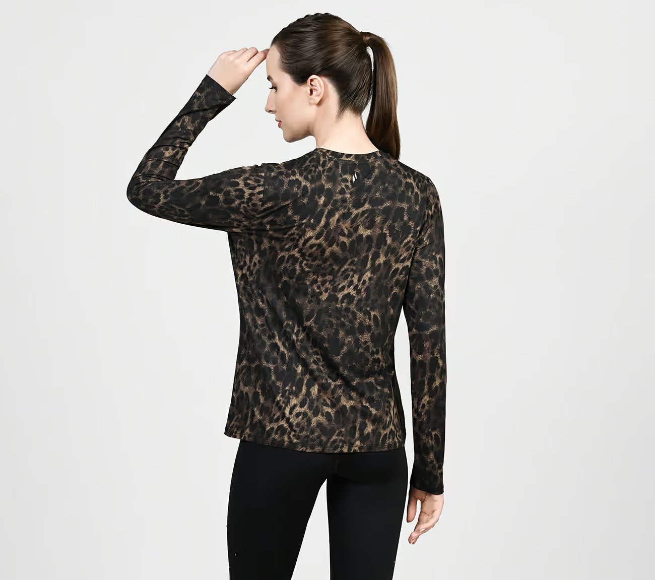  GODRI SERENE CHEETAH LS, NATURAL/TAUPE Apparels Left View