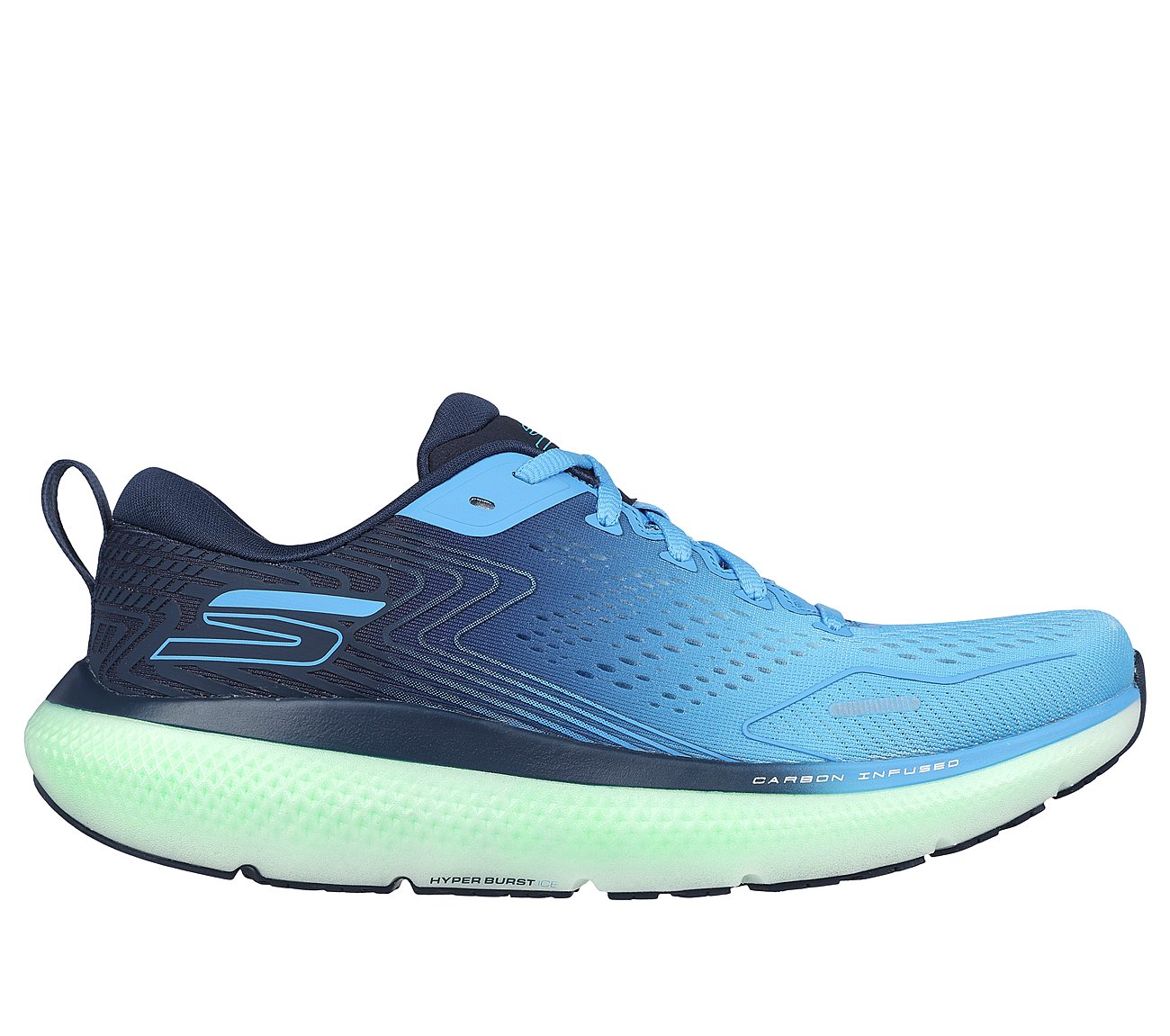 GO RUN RIDE 11, BLUE Footwear Lateral View