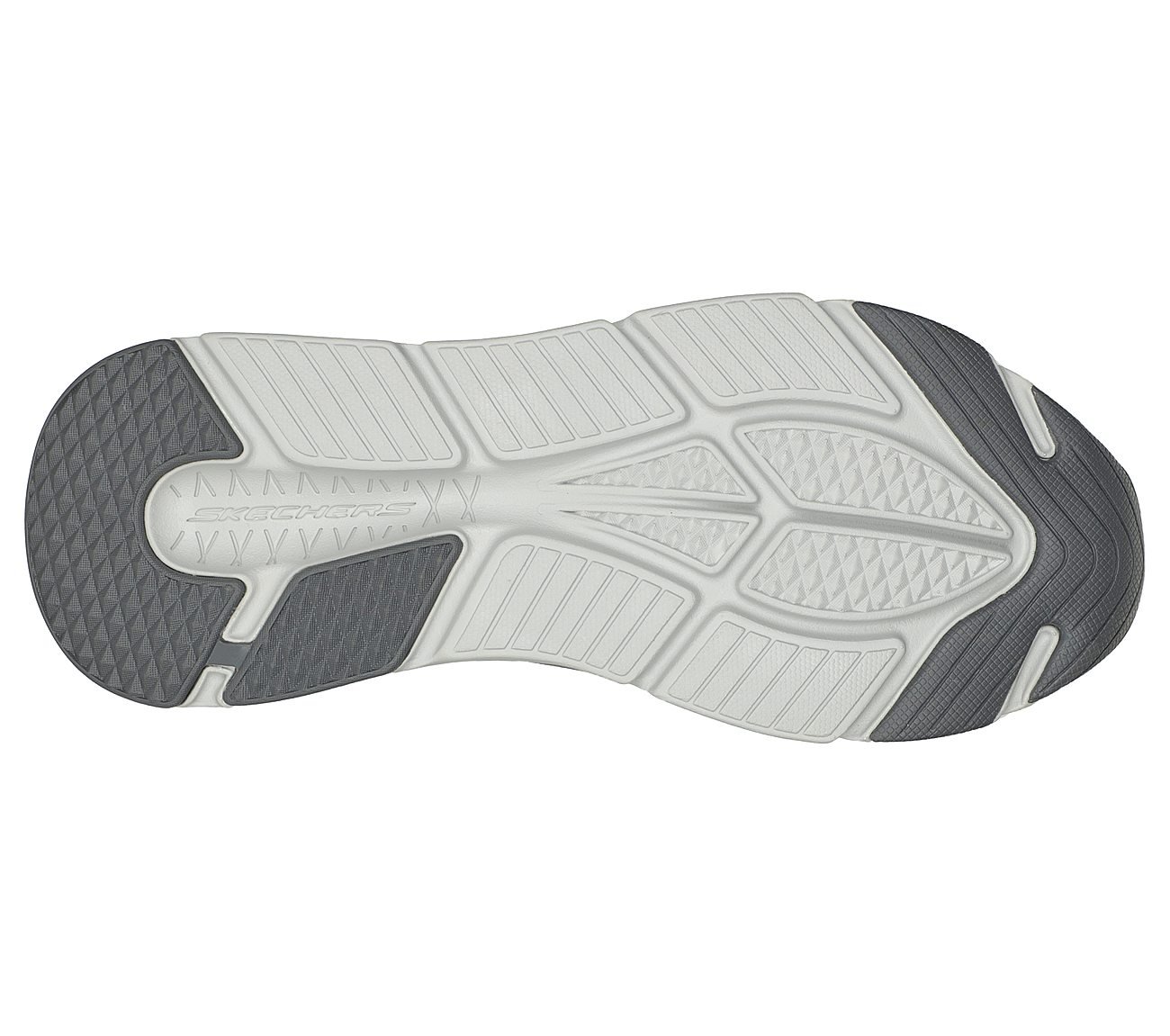 SKECHERS SLIP-INS: MAX CUSHIONING - ADVANTAGEOUS, GREY Footwear Bottom View