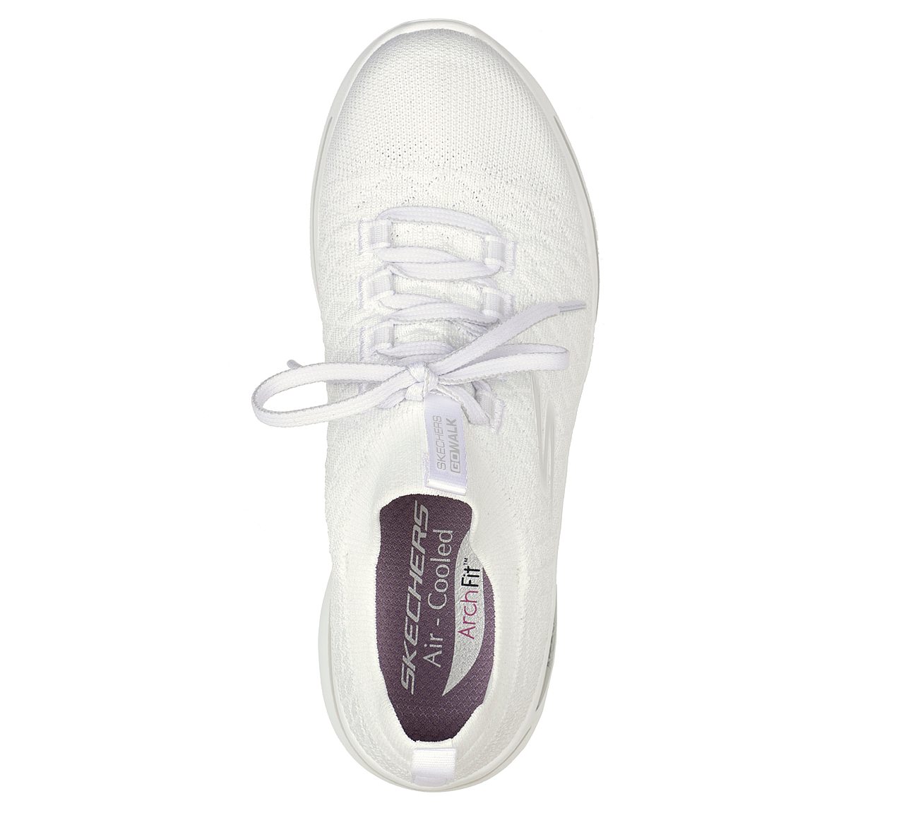 GO WALK ARCH FIT - PEACHY, WWWHITE Footwear Top View