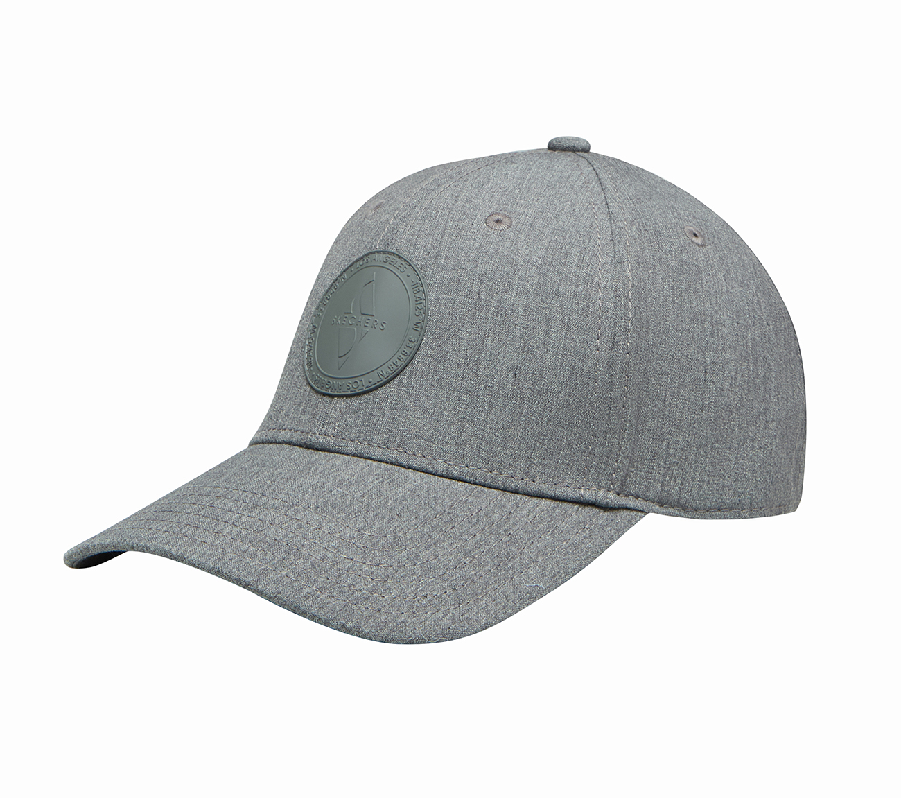 Baseball Hat, LIGHT GRAY  Top View