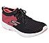 GO RUN 6 -, BLACK/HOT PINK Footwear Right View