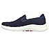 GO WALK 6, NAVY/RED Footwear Left View