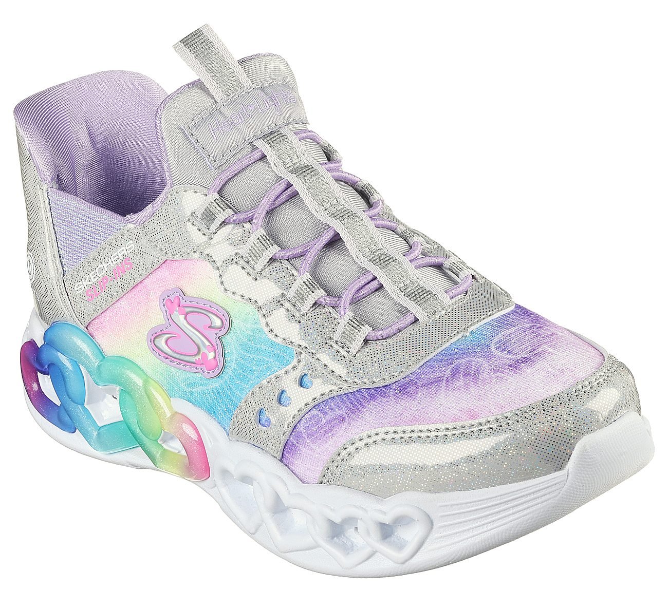 INFINITE HEART LIGHTS - ETERN, SILVER/MULTI Footwear Right View