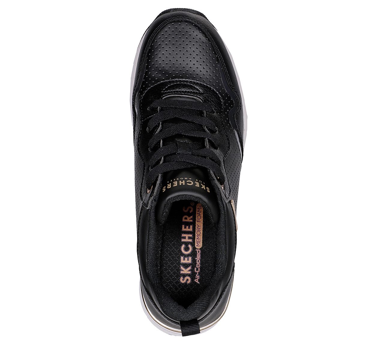 MILLION AIR - HOTTER AIR, BLACK Footwear Top View