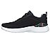 SKECH-AIR DYNAMIGHT-LAID OUT, BLACK/MULTI Footwear Left View