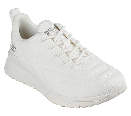 BOBS SQUAD 3 - COLOR SWATCH, OFF WHITE Footwear Lateral View