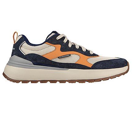 HEMINGER - ODELLO, NAVY/TAN Footwear Lateral View