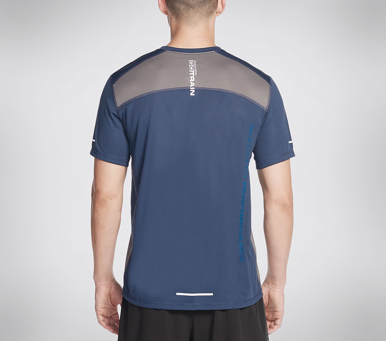 DASH 5K SS TECH T-SHIRT, NNNAVY Apparel Top View