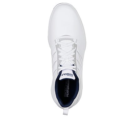GO GOLF TORQUE, WHITE/NAVY Footwear Top View