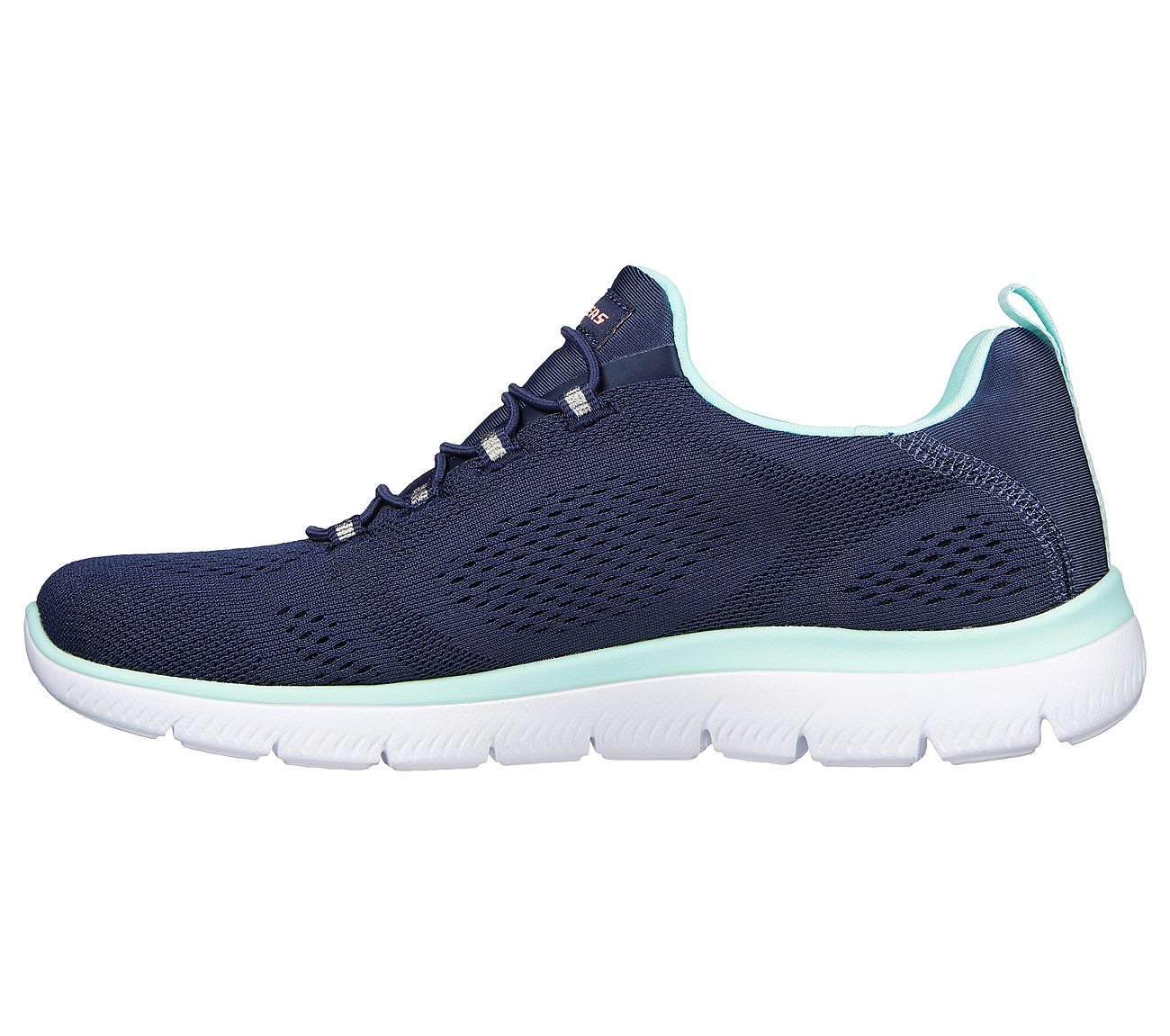 SUMMITS, NAVY/TURQUOISE Footwear Left View