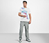 APPAREL MENS, BLACK/CHARCOAL