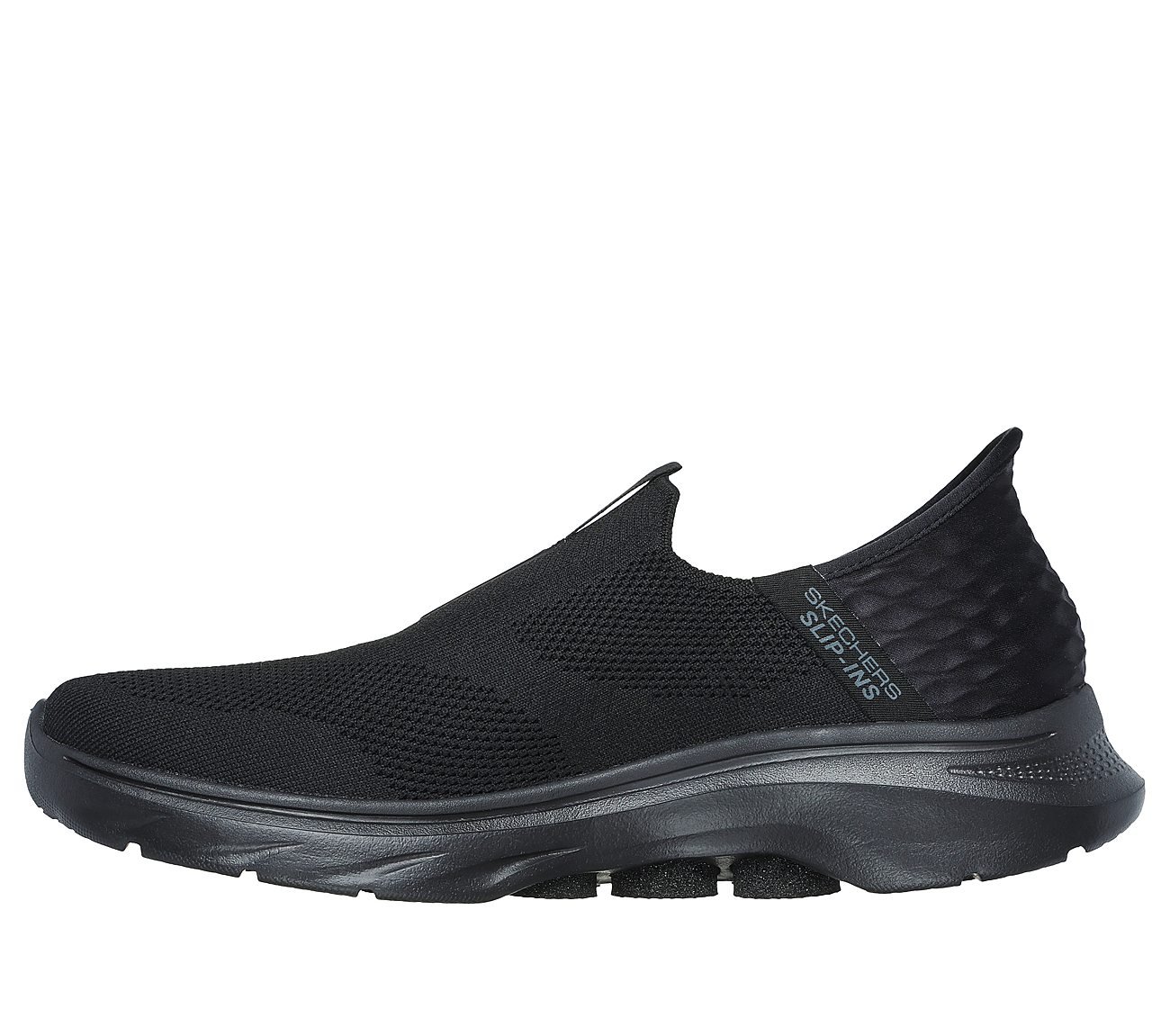 SKECHERS SLIP-INS: GO WALK 7 - EASY ON 2, BLACK