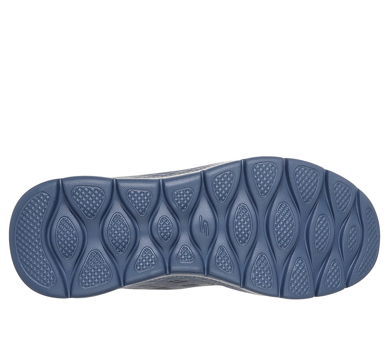 GO WALK FLEX - BRENDON, GRAY/BLUE Footwear Bottom View