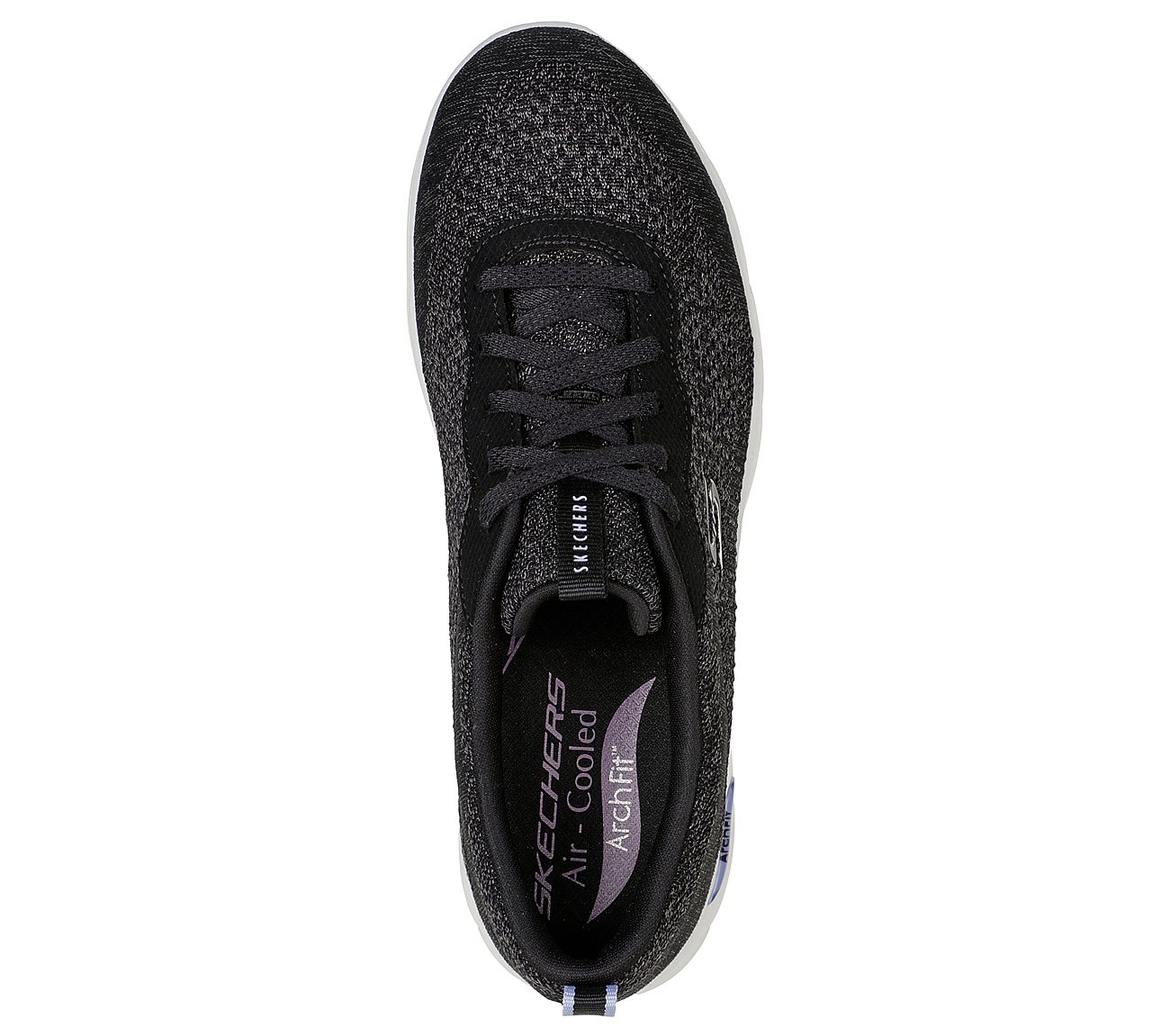 ARCH FIT REFINE - LAVISH WISH, BLACK/WHITE Footwear Top View