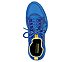 GO TRAIL JACKRABBIT, BLUE/YELLOW Footwear Top View