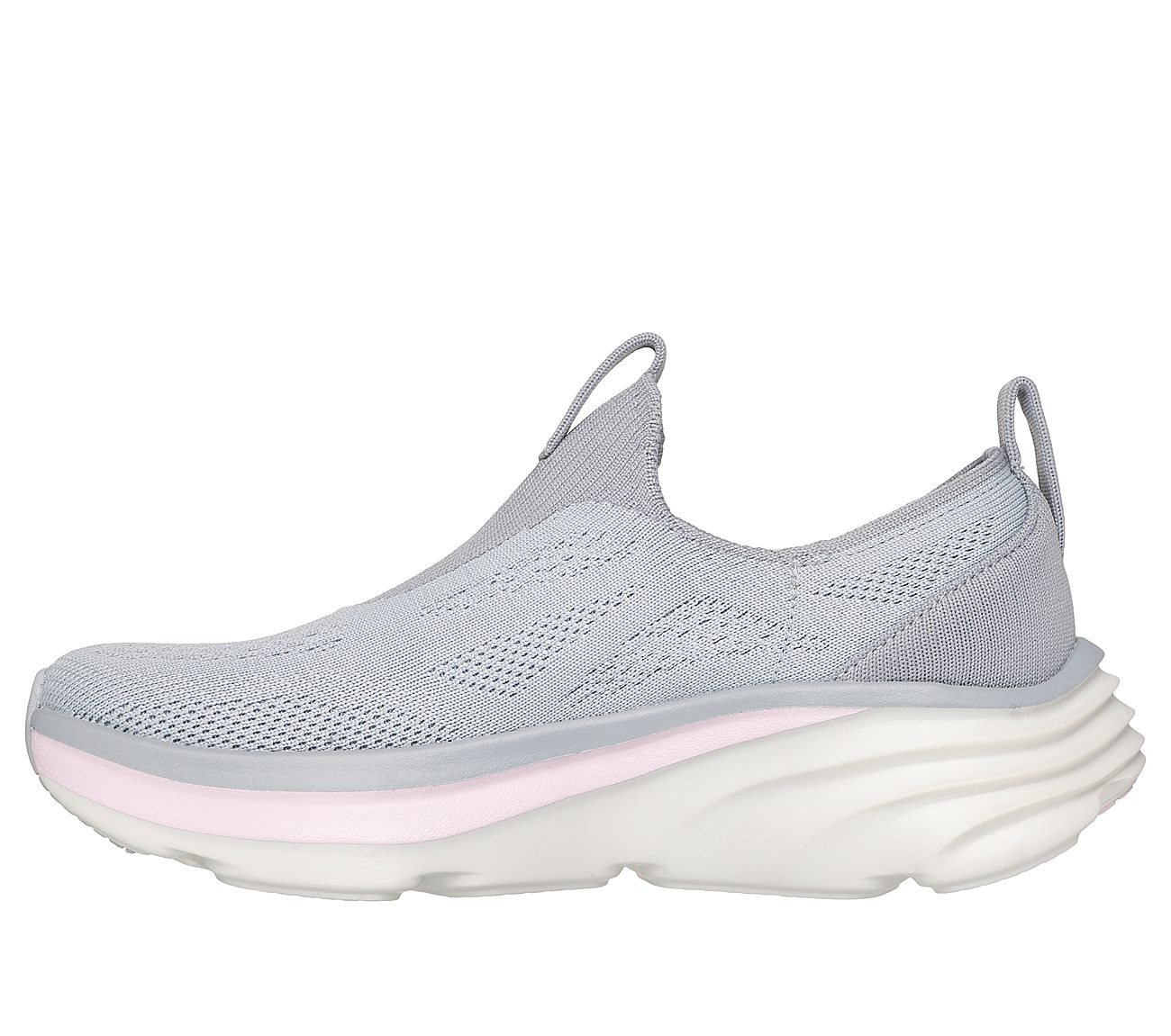 D'LUX VAPOR-PURE STRIDE, GRAY/PINK Footwear Left View