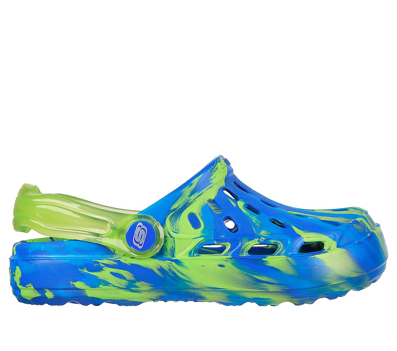 SWIFTERS-TRANSLUMINATOR, BLUE/LIME Footwear Lateral View