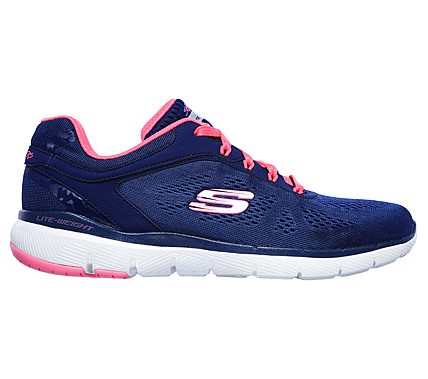 FLEX APPEAL 3.0 - MOVING FAST, NAVY/HOT PINK Footwear Right View