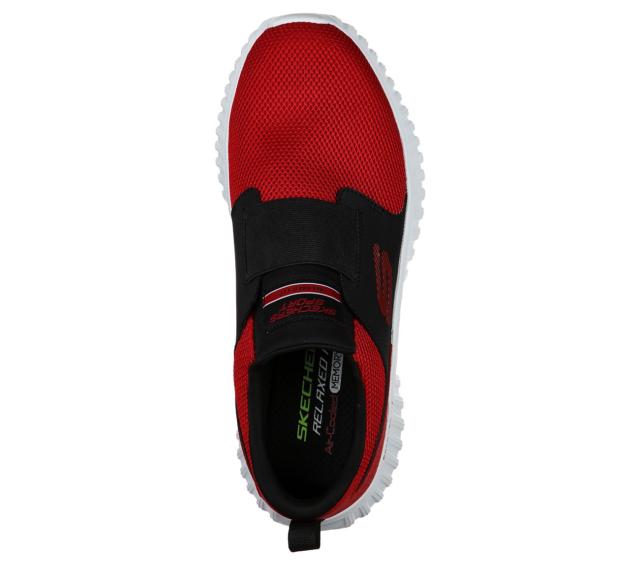 DEPTH CHARGE 2, RED/BLACK Footwear Top View