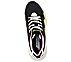 BOBS BAMINA-ZIGZAGGER, BLACK/LIME Footwear Top View