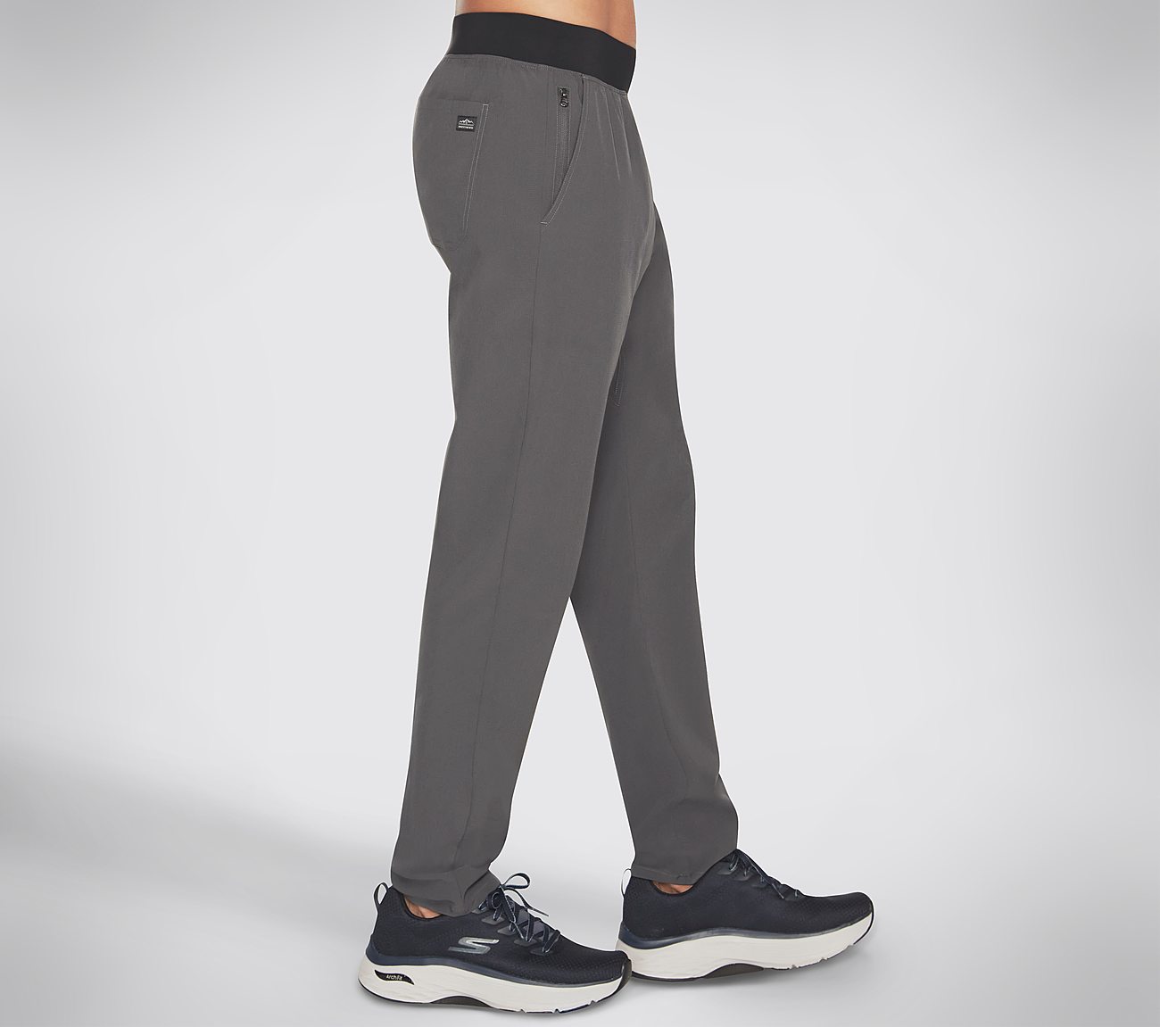 THE GOWALK PANT TEARSTOP, BLACK/CHARCOAL Apparels Bottom View
