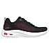 BOBS UNITY - HINT OF COLOR, BLACK/HOT PINK Footwear Lateral View