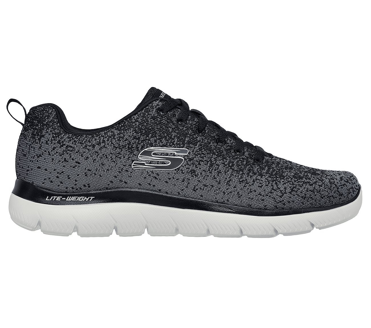 SUMMITS - WARRICK, BLACK/WHITE Footwear Right View