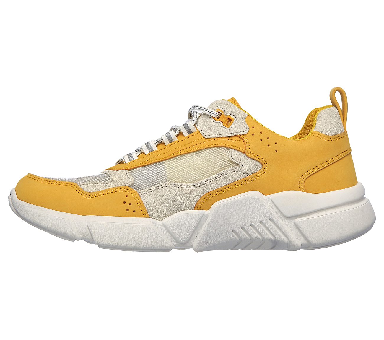 BLOCK - WEST, YELLOW/WHITE Footwear Left View