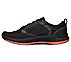 GO RUN PULSE -, BLACK/ORANGE Footwear Left View