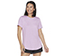 GODRI SWIFT TUNIC T-SHIRT, PURPLE/PERIWINKLE Apparels Lateral View