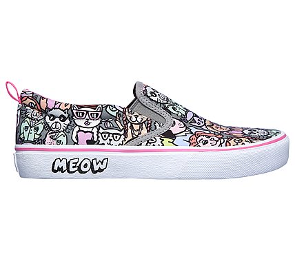 MARLEY JR - CLUB MEOW, GREY/MULTI Footwear Right View