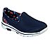 GO WALK 5 - FLOWERY, NAVY/MULTI Footwear Right View