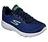 GO RUN FOCUS-FORGED, NAVY/GREEN Footwear Lateral View