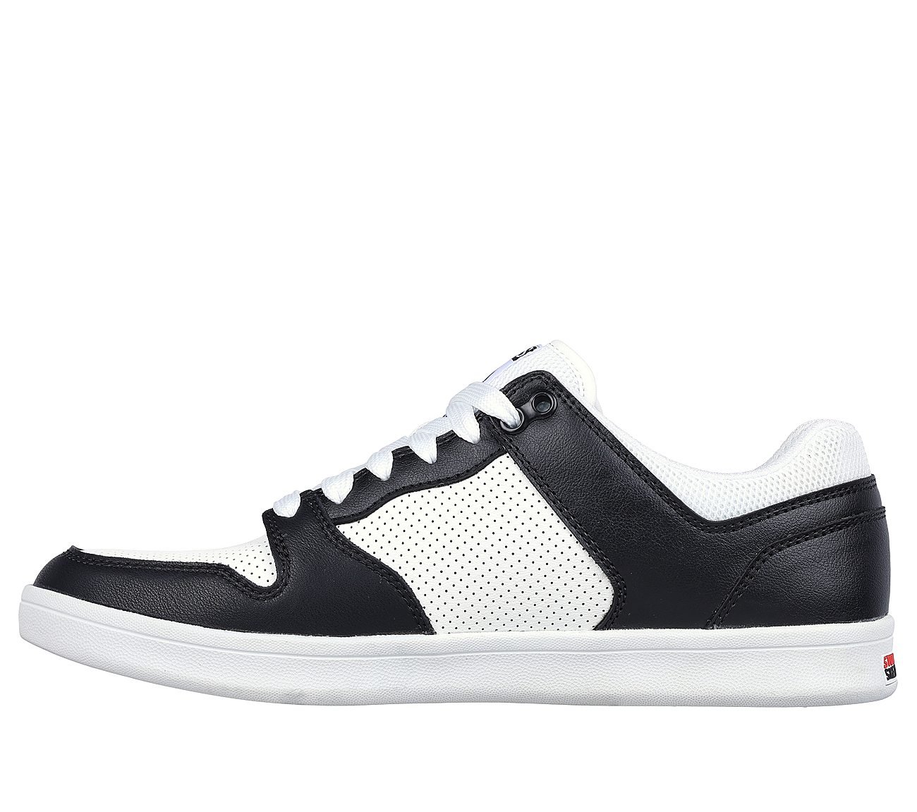 Rolling Stones: Classic Cup - Euro Lick, BLACK/WHITE Footwear Left View