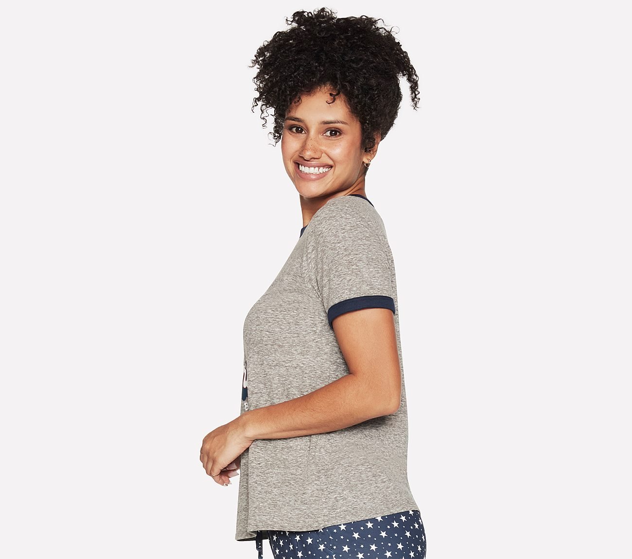BOBS RWB RINGER T-SHIRT, GREY Apparels Bottom View