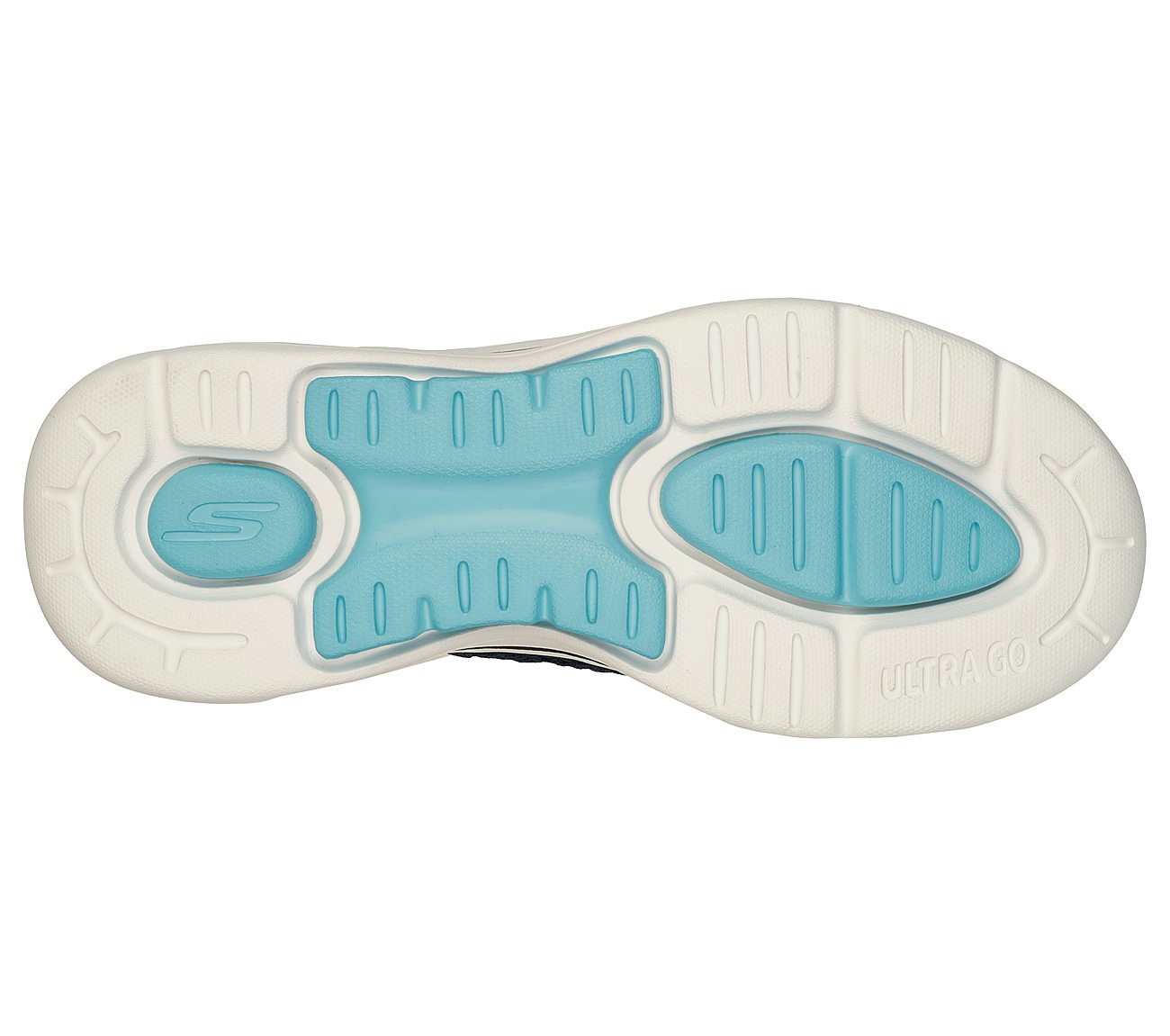 GO WALK ARCH FIT - FUN TIMES, NAVY/MULTI Footwear Bottom View