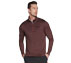 SKECH-AIR 1/4 ZIP, DDARK BROWN Apparels Lateral View