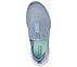 GO WALK 6 - GLIMMERING, BLUE/TURQUOISE Footwear Top View