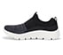 GO WALK FLEX, BLACK/WHITE Footwear Left View