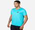 GORUN ELEVATE TEE, LIGHT BLUE/TURQUOISE Apparels Top View