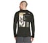 SCOUT L/S T-SHIRT, OLIVE/BROWN Apparels Top View