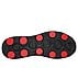 GO RUN 7, WHITE/BLACK/RED Footwear Bottom View