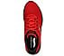 ARCH FIT GLIDE-STEP, RED/BLACK Footwear Top View