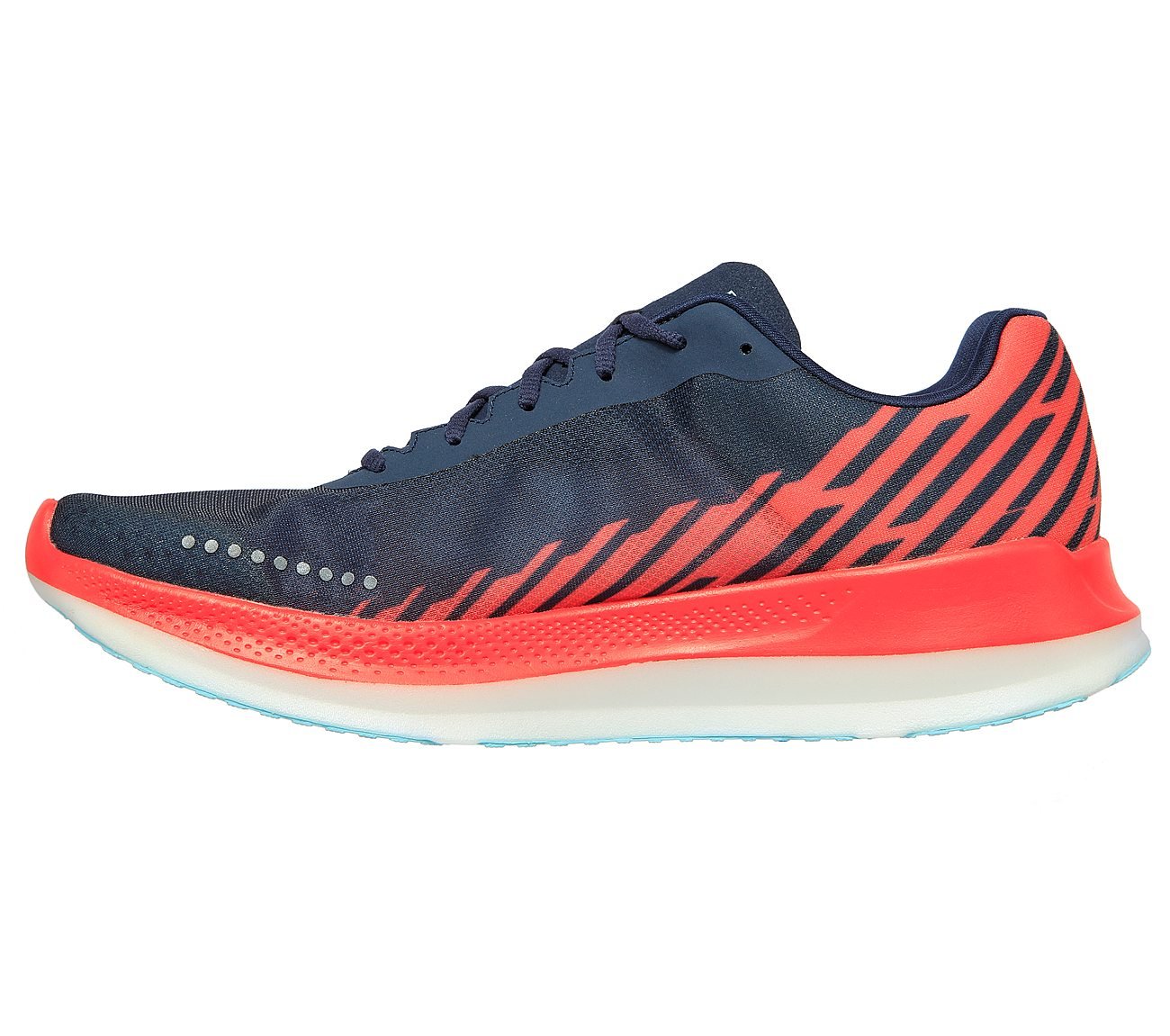 GO RUN RAZOR EXCESS, NAVY/CORAL Footwear Left View