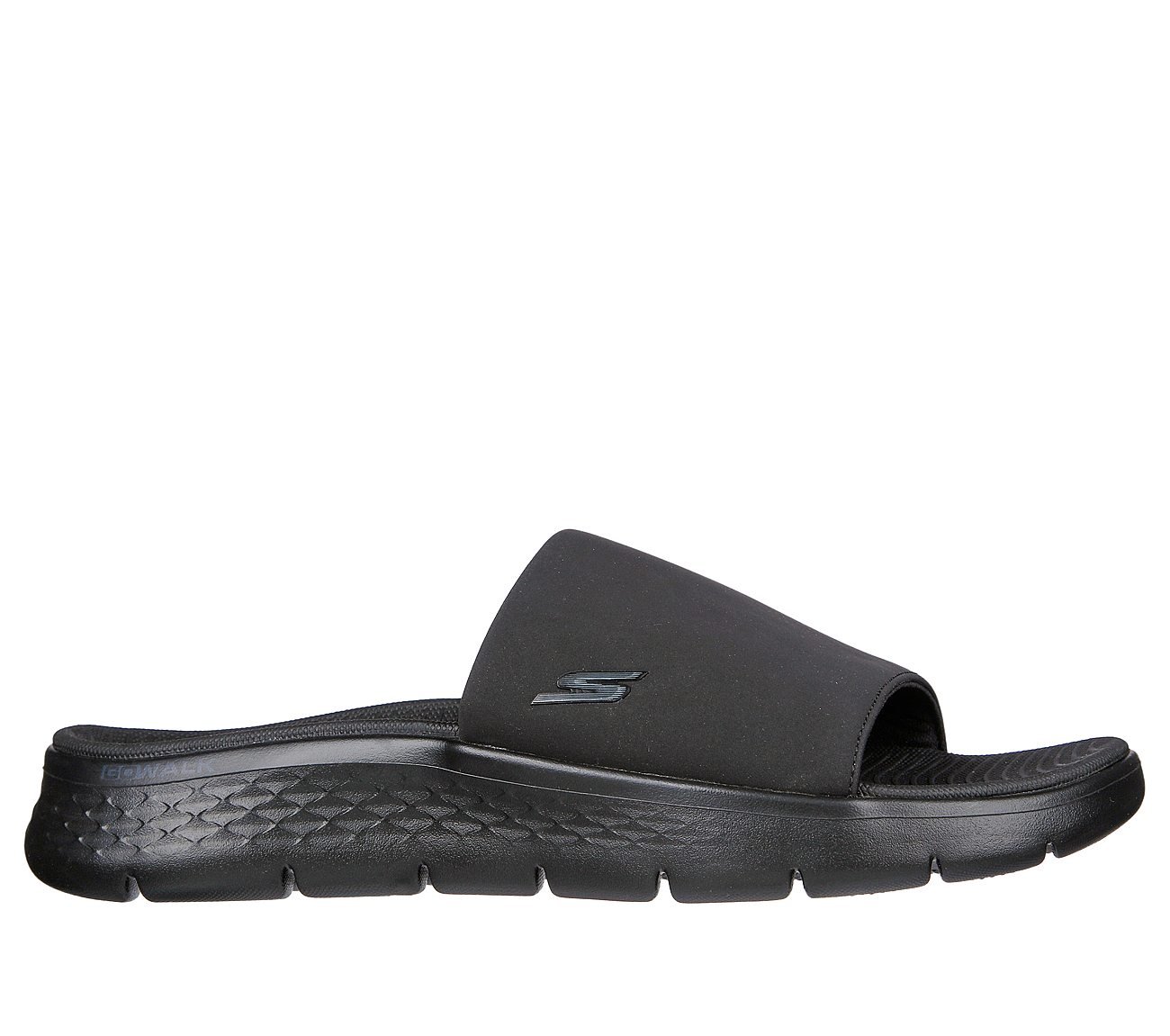 GO WALK FLEX SANDAL - OMURA, BBLACK Footwear Lateral View