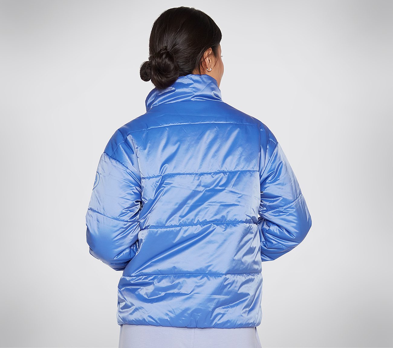 GOWALK DIAMOND SLOPE JACKET, PERIWINKLE Apparels Top View
