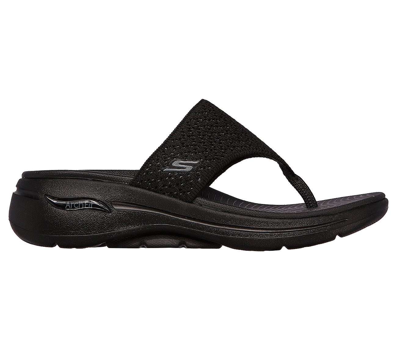 GO WALK ARCH FIT SANDAL - WEE, BBLACK Footwear Right View